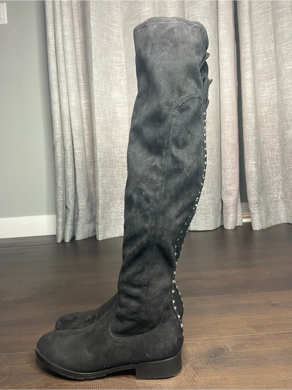 Marc Fisher Studded Suede Boots